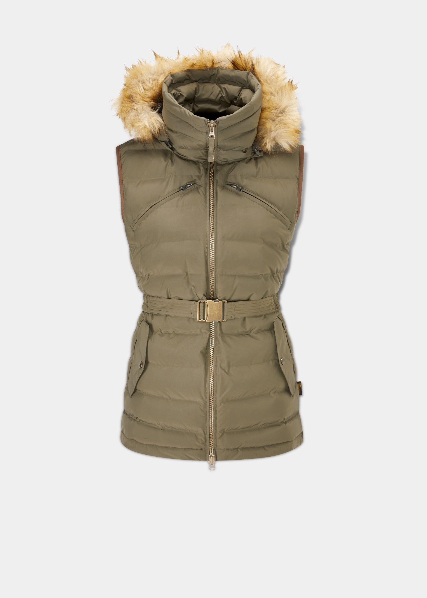 Calsall Ladies Olive Gilet Alan Paine US Alan Paine USA