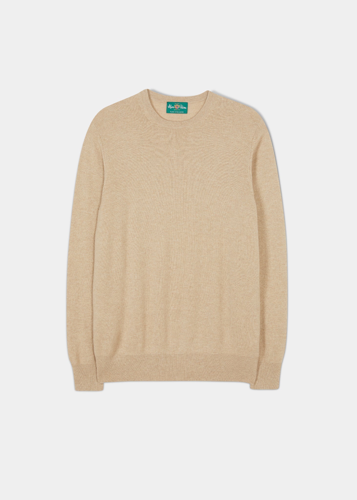 Melfort Cashmere Sweater in Linen Alan Paine USA