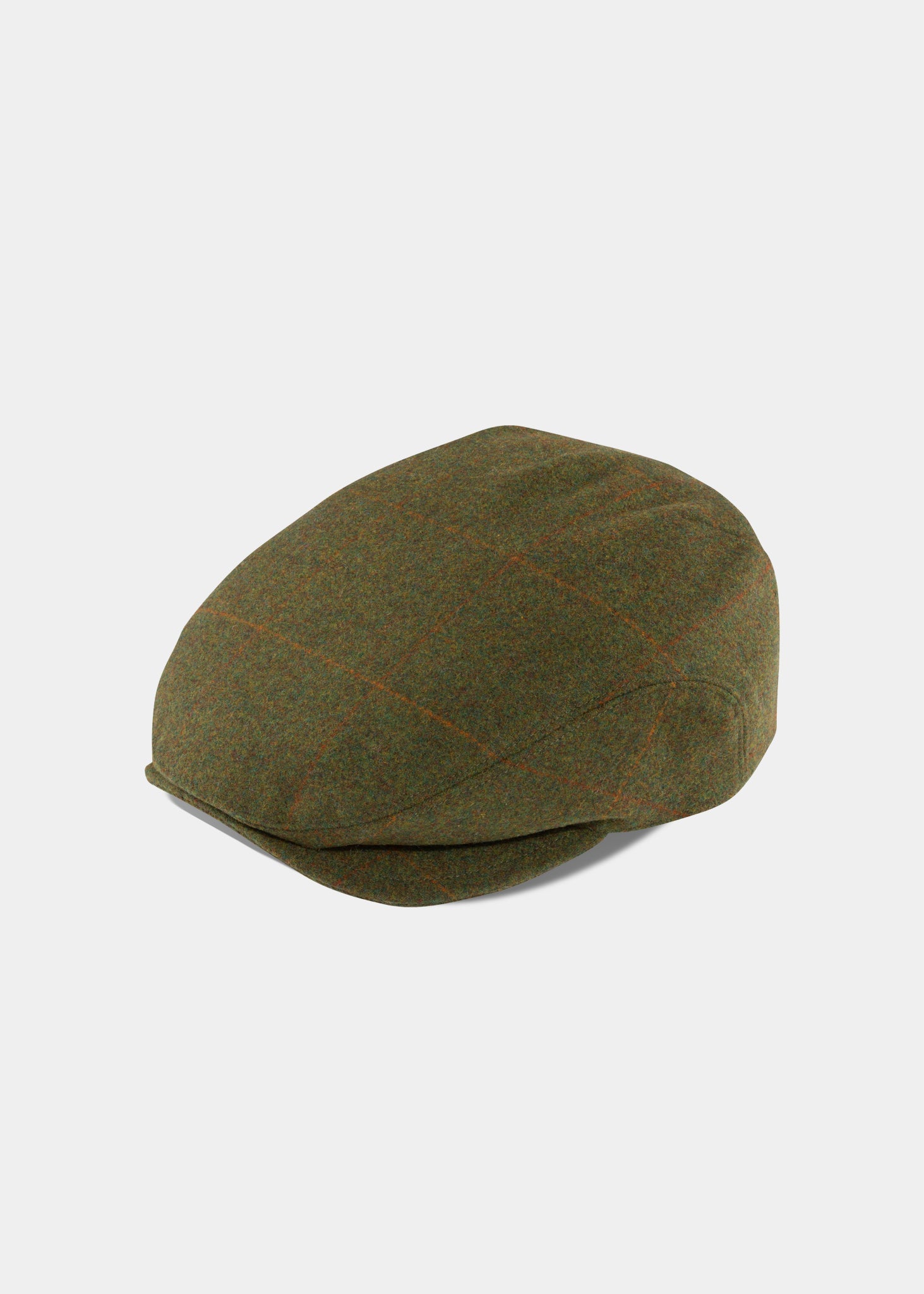 Combrook Men s Extended Peak Country Tweed Flat Cap In Maple USA