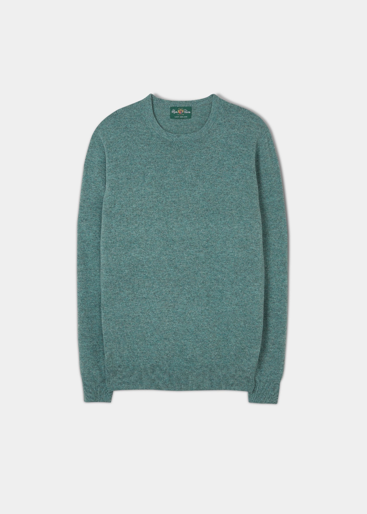 Brisbane Geelong Wool Sweater in Jungle | Alan Paine USA