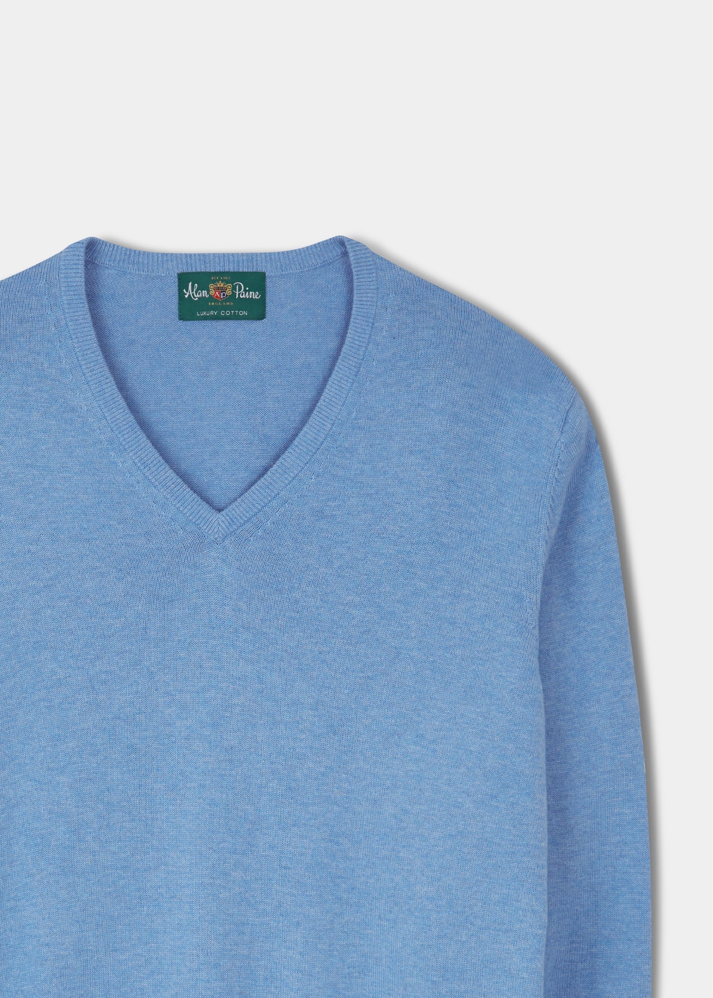 Men s Cotton Cashmere Jumpers Alan Paine Alan Paine USA