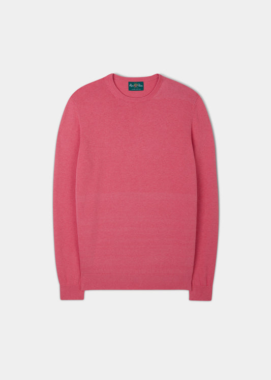 Leysmill Cotton Cashmere Jumper In Swizzle