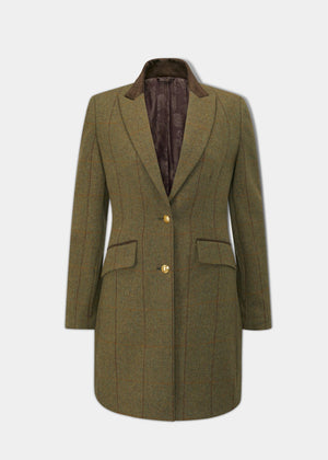 Combrook Ladies Mid-Thigh Coat In Grove