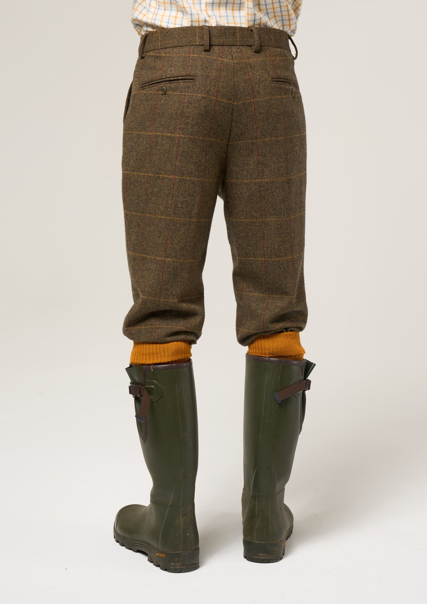 Combrook Men's Tweed Shooting Breeks In Teak