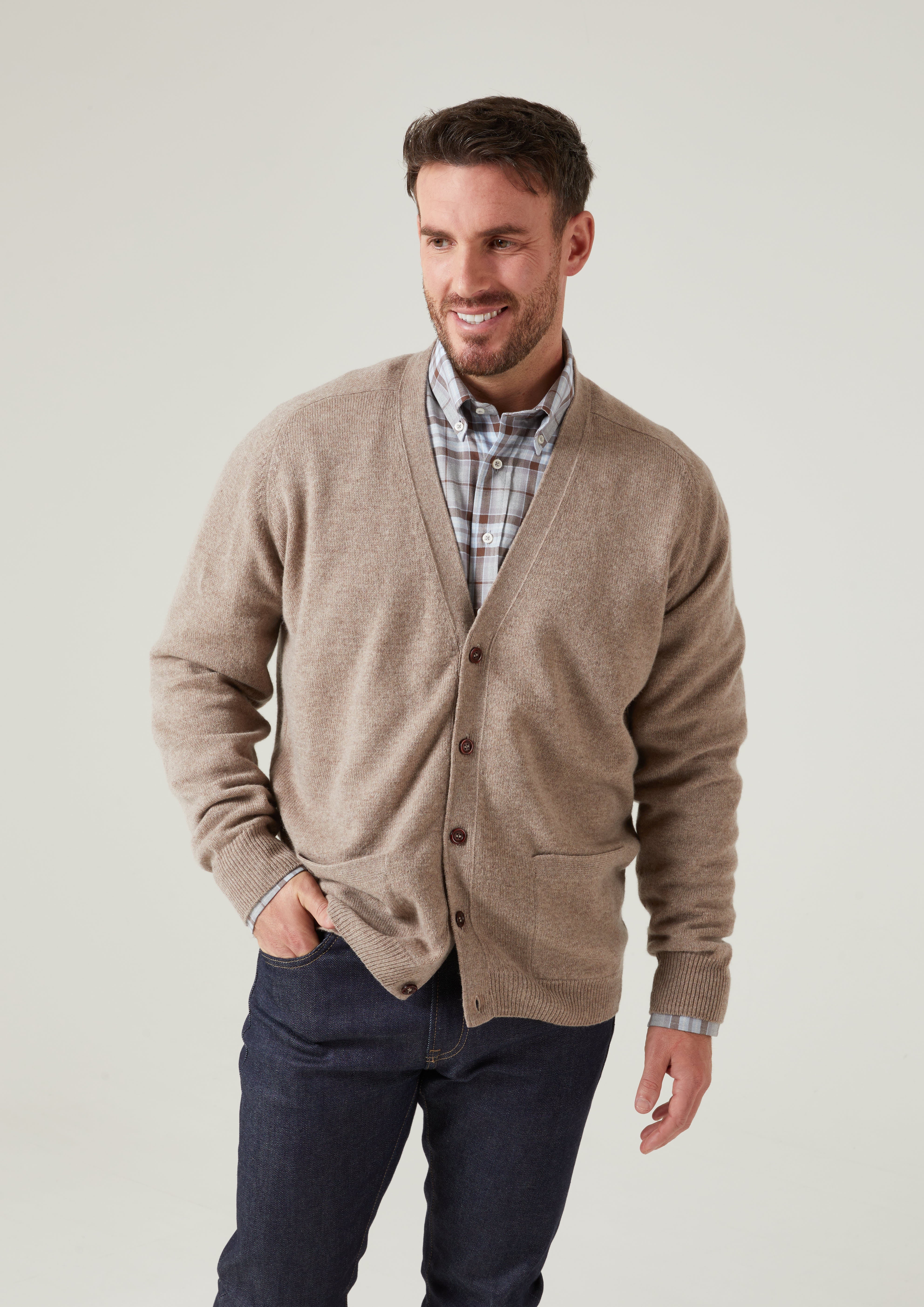 Alan Paine Lambswool 2024 Cardigan