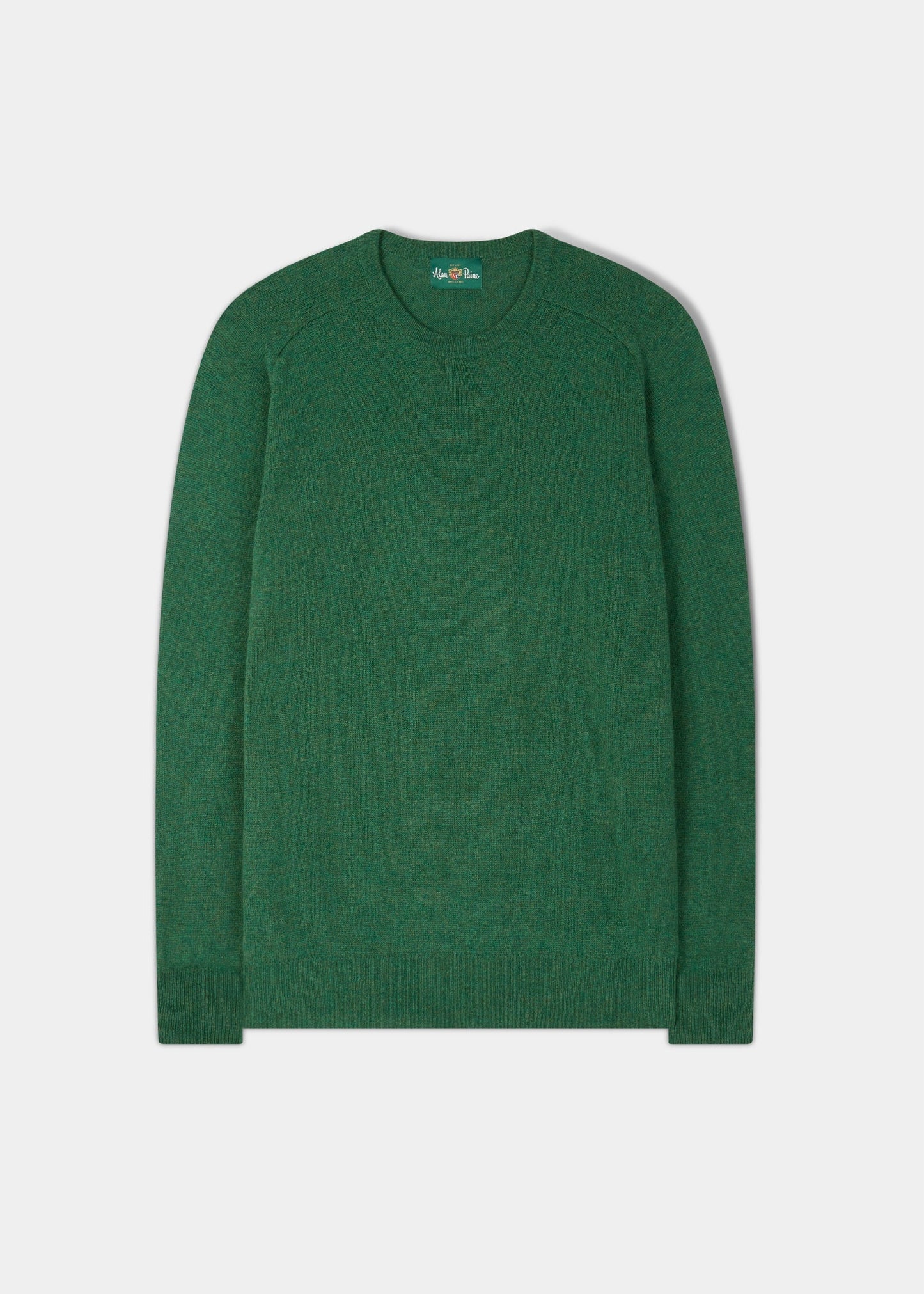 Dorset Men's Lambswool Jumper in Courgette - Classic Fit