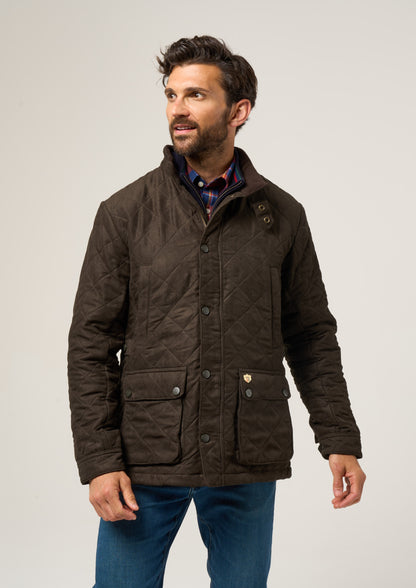 Felwell Men's Quilted Jacket In Olive