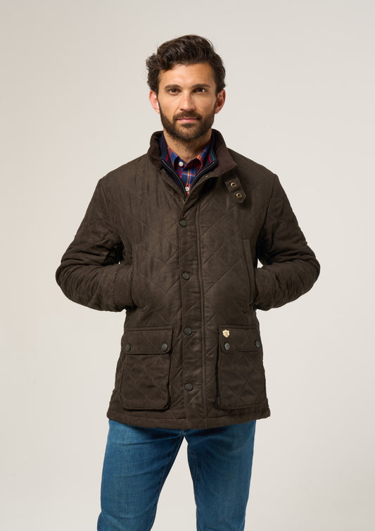 Felwell Men's Quilted Jacket In Olive