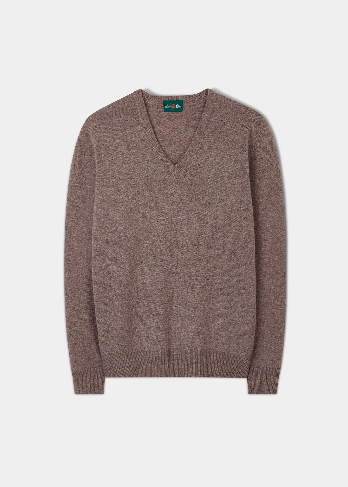 Hampshire Lambswool Jumper in Vole - Classic Fit