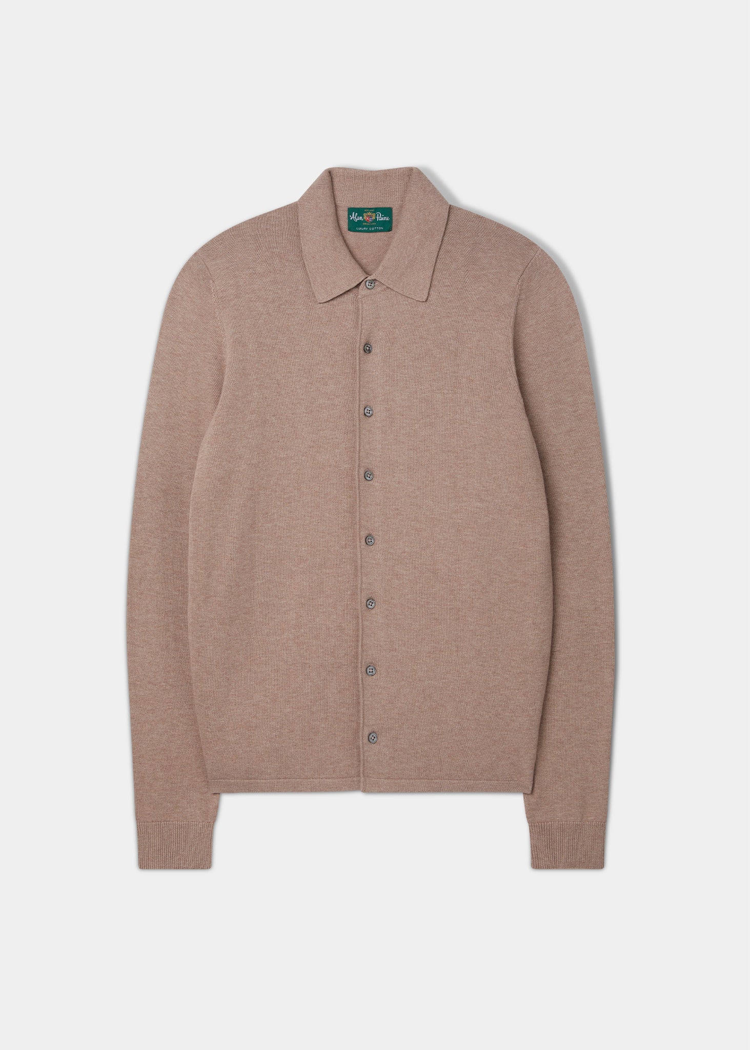 Medstead Men's Long Sleeve Shirt In Coffee