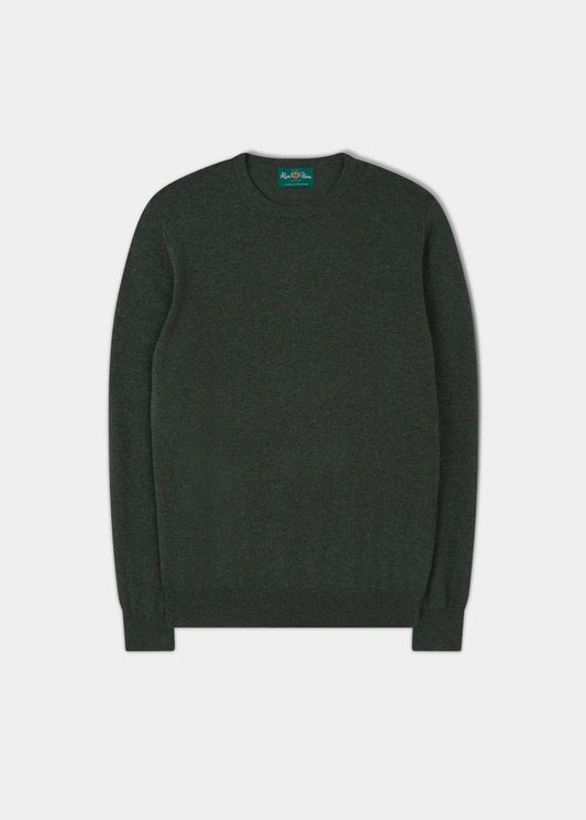 Melfort Cashmere Jumper in Rosemary - Regular Fit