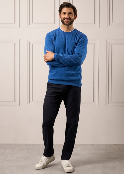 Mens-Cashmere-Jumper-Blue