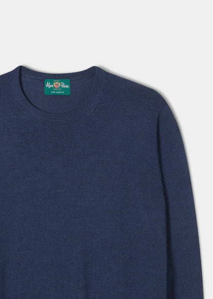 Radstone Men's Merino Wool Jumper in Indigo - Regular Fit