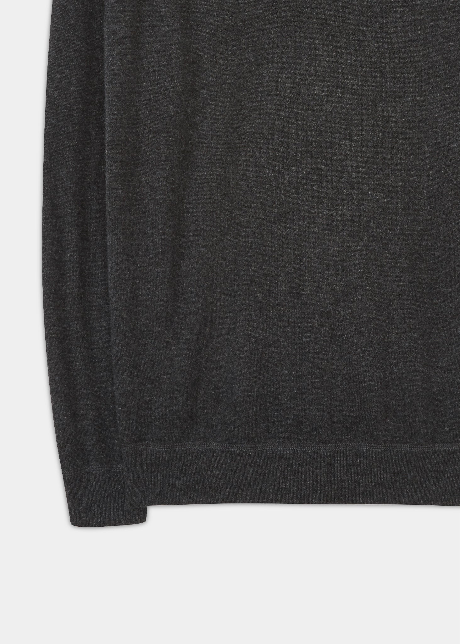 Assington Cashmere Charcoal Sweatshirt | Men's Cashmere Sweatshirt ...