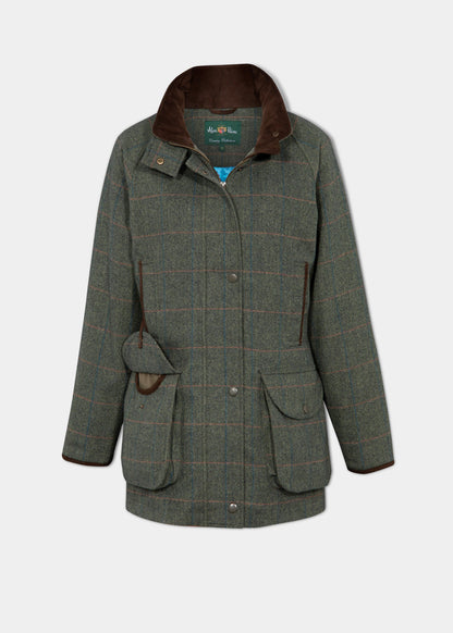 combrook-ladies-tweed-shooting-coat-spruce