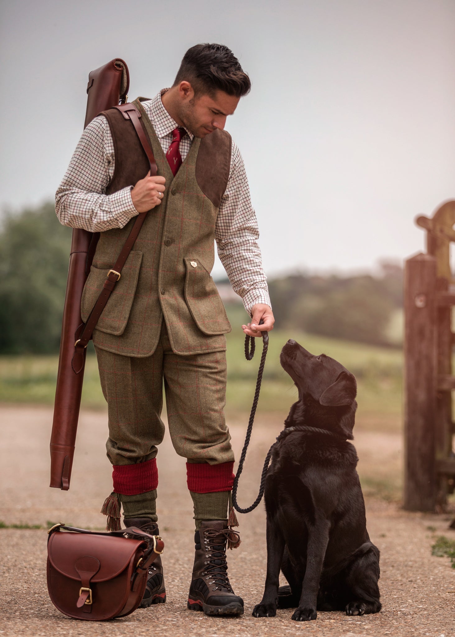 English hunting vest hot sale