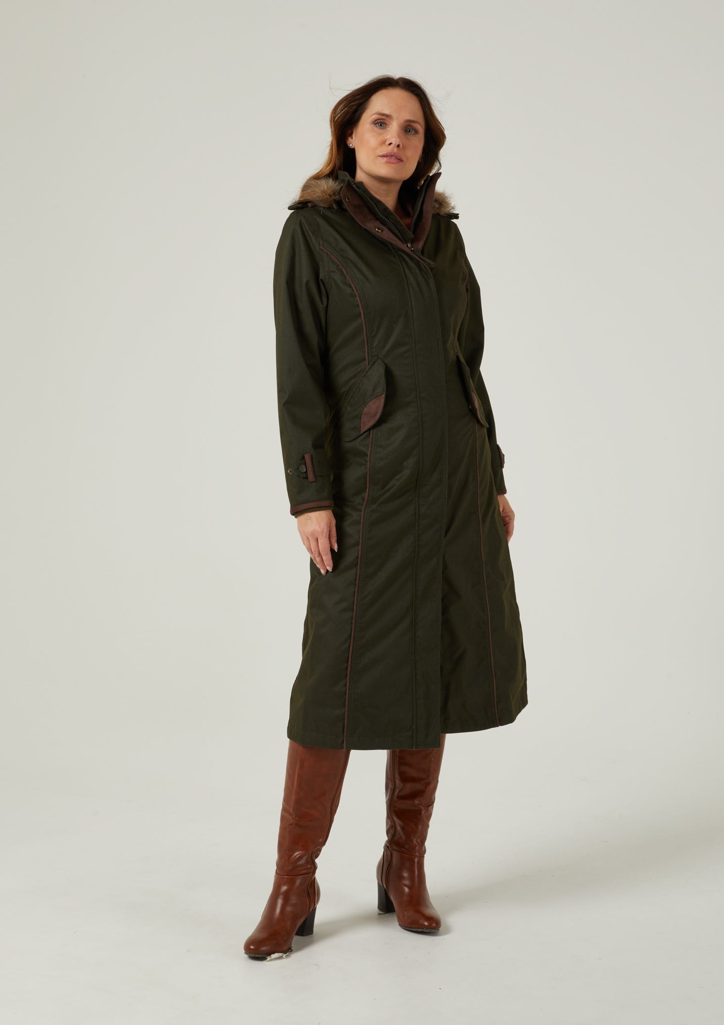 Ladies waterproof parka coat sale