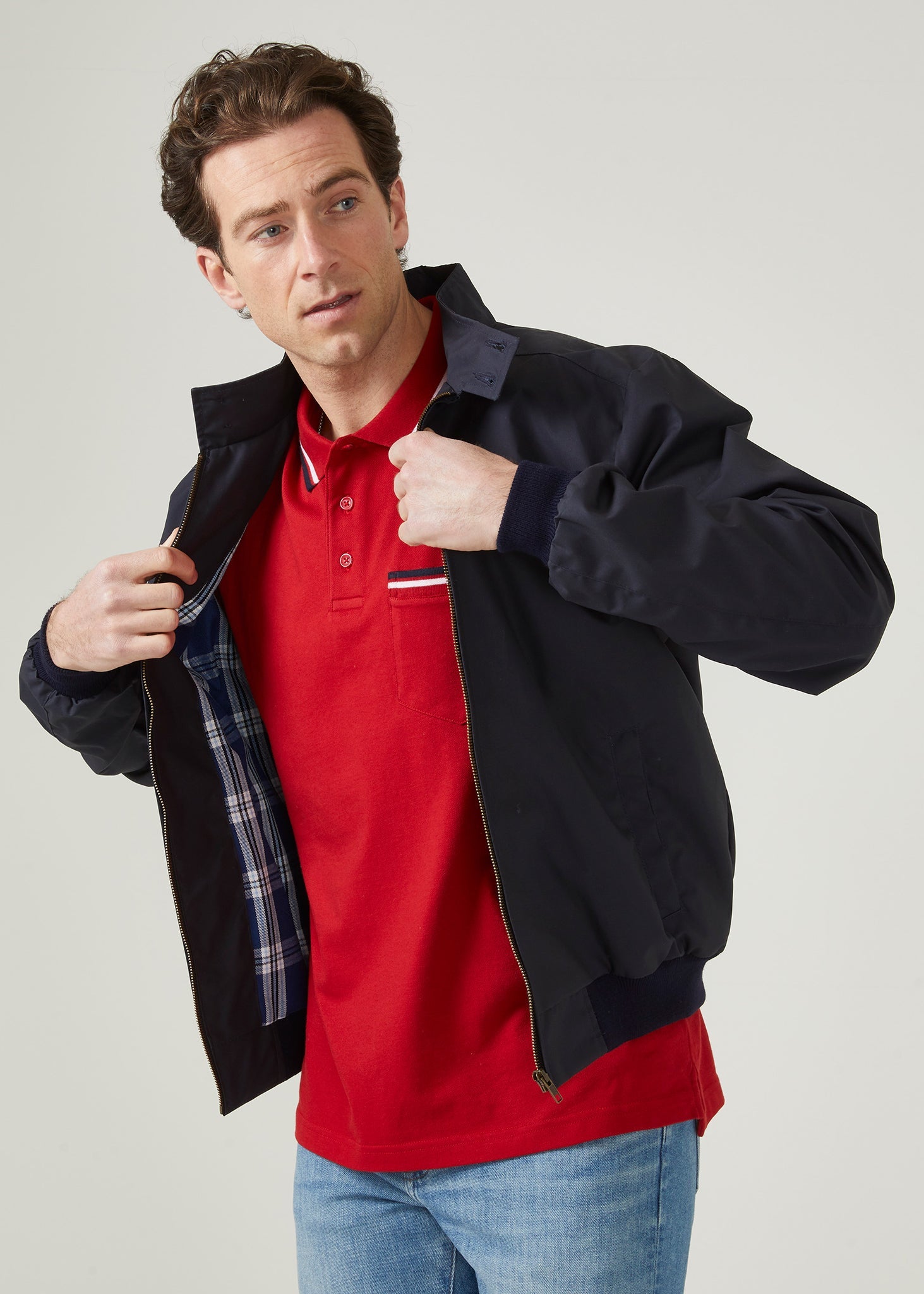 Mens cotton bomber jacket best sale