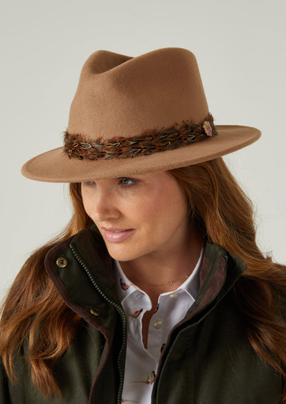 Richmond Ladies Fedora In Mink