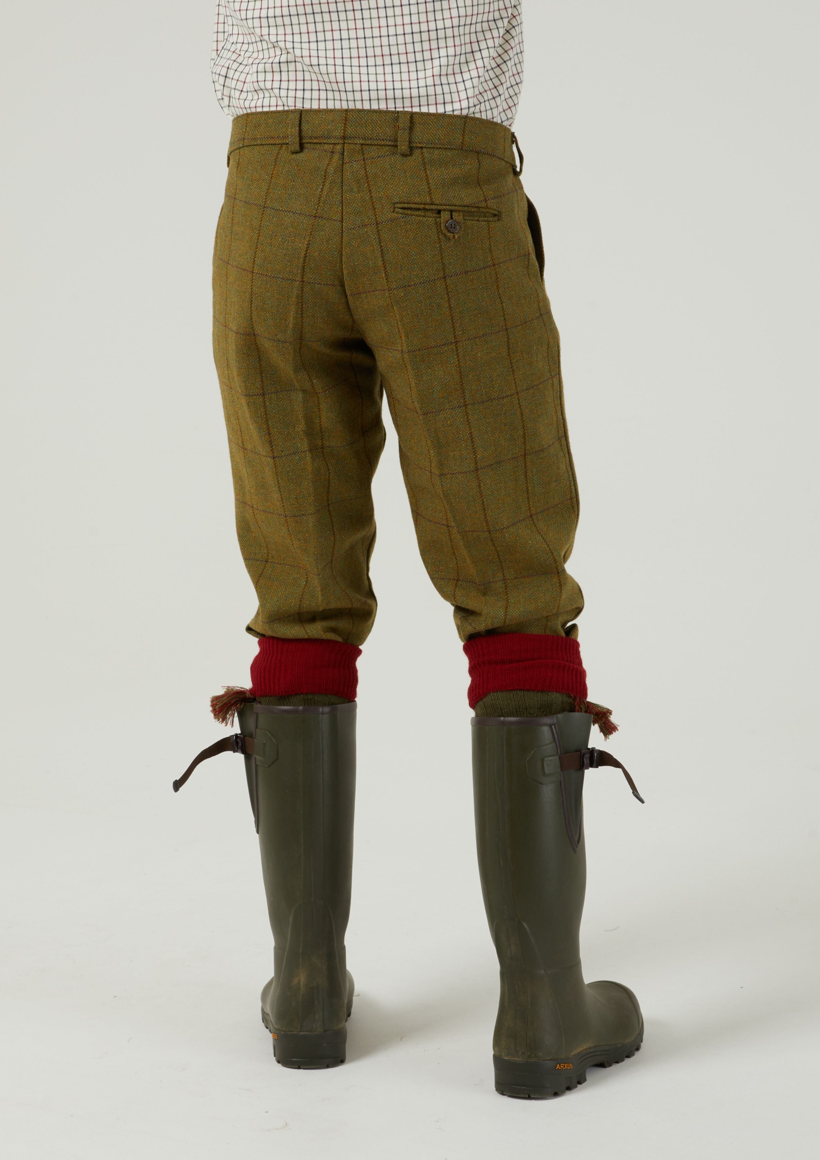 Rutland Men s Tweed Shooting Breeks In Lichen